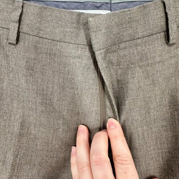 Banana Republic Factory Men’s Tailored Fit Classic Dress Pants Office 33x29” - Picture 3 of 4